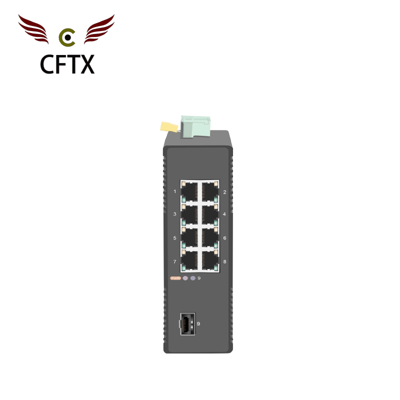 百千兆 SFP 1光8电工业级交换机