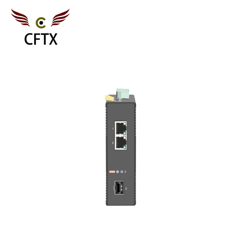 百千兆 SFP 1光2电工业级交换机