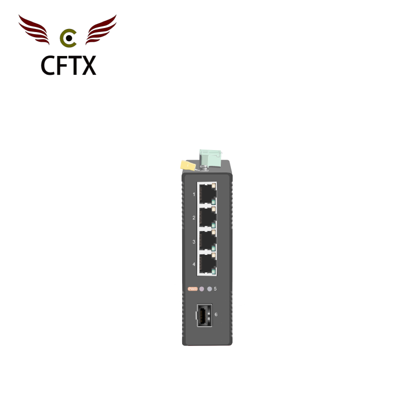 百千兆 SFP 1光4电工业级交换机